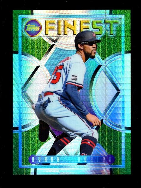 Topps Finest Flashbacks Prism Refractor Byron Buxton