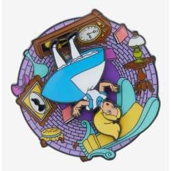 Alice Falling Down Rabbit Hole Spinner Hot Topic Disney Loungefly Disney Pin