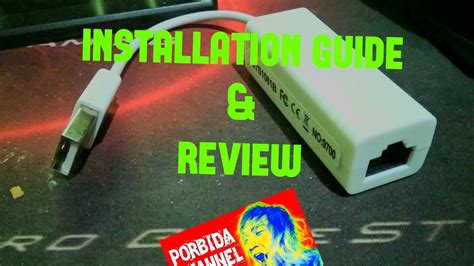 Rd Usb To Lan Ethernet Adapter Installation Guide And Review Youtube