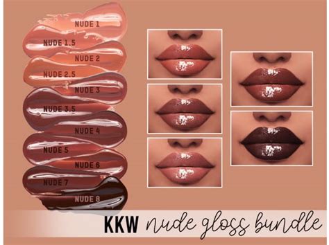 Sims Lip Gloss Cc Your Need To Have Snootysims Sims Nails Sims Nude Gloss