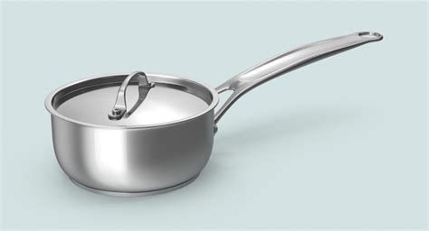 Stainless Steel Small Sauce 3d Model