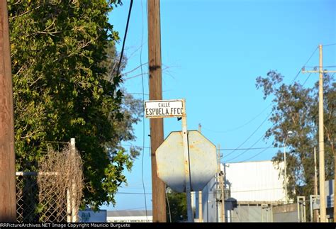 Espuela De Ferrocarril Or Railroad Spur Street In Hermosillo