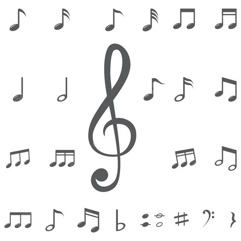 Music Note Icon Record Background Sound Vector Record Background