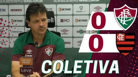 COLETIVA FERNANDO DINIZ FLUMINENSE 0 X 0 FLAMENGO COPA DO BRASIL