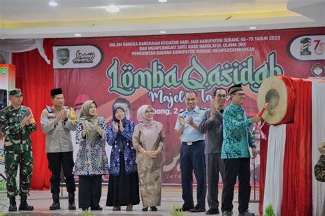 Lomba Qosidah Buka Rangkaian HUT Subang Ke 75 Pasundan Ekspres