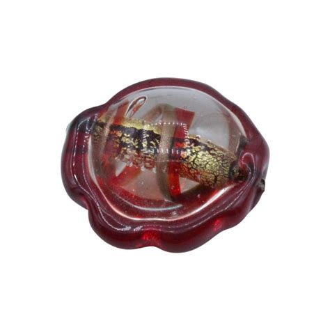 murano glass mm red bead trimming craft