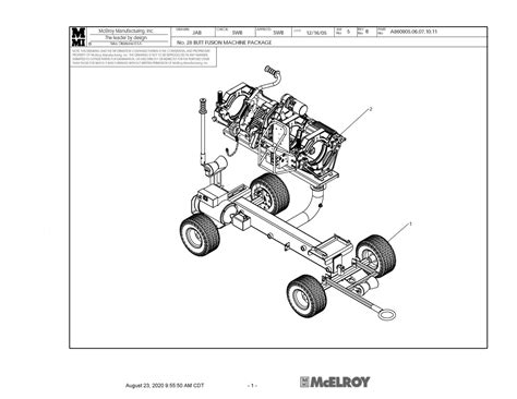 Mcelroy Rolling 28 Poly Pipe Fusion Machine Poly Pipe Solutions