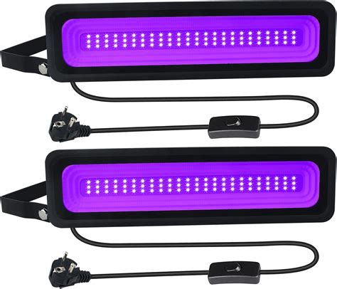 Createstar Led Uv Black Light W Led Black Light Spotlight Ip