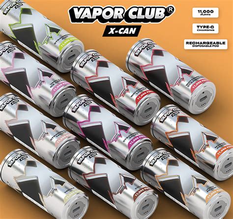 Relxsg Vapor Club X Can 11000 Puffs Disposable Pod RELX SG Vape Shop