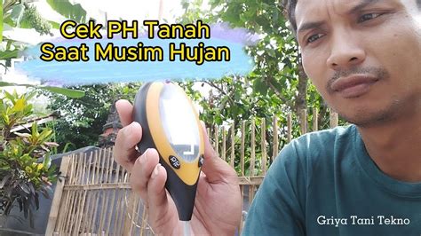 Cek Ph Tanah Tanaman Saat Musim Hujan Youtube