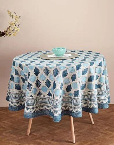 Cotton Round Table Covers at Rs 650/piece in Noida | ID: 2854284343030