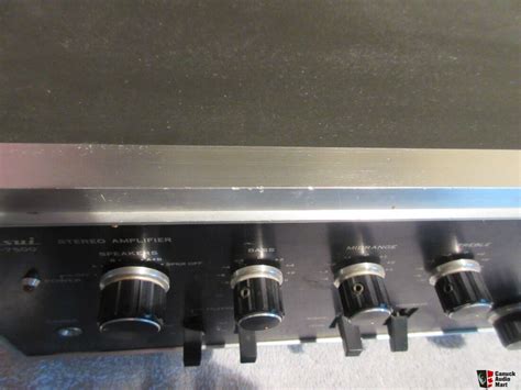 Sansui AU7500 amplifier....serviced & ready to go !... EX + shape Photo ...