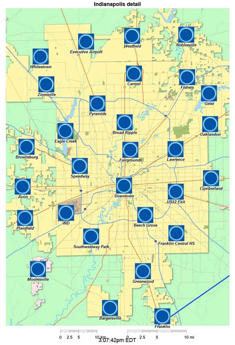 Indianapolis Solar Eclipse Interactive Map Emlyn Gwenora