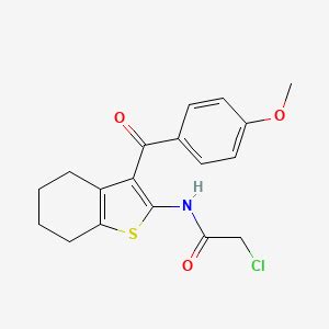 Chloro N Methoxy Benzoyl Tetrahydro Benzo B Thiophen