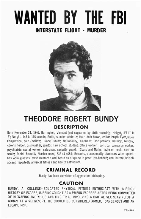 ted bundy police sketch