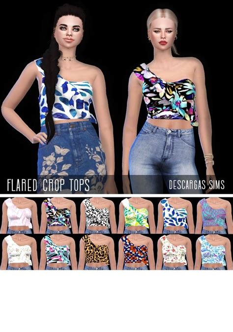 Tops Sleeveless Página web de descargassims ts4cc Top Knot Sims 4