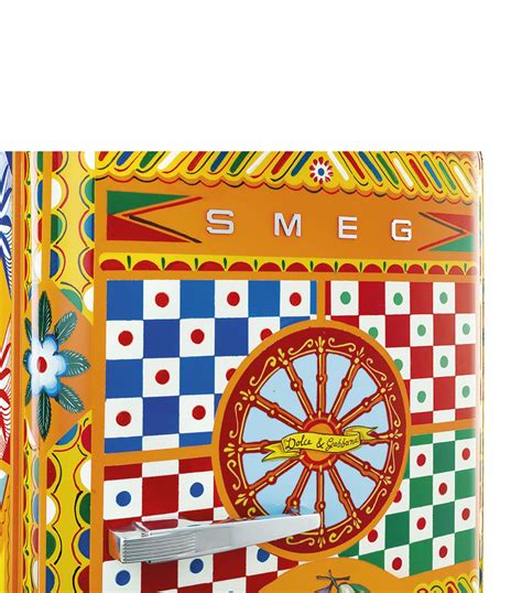 Smeg Multi X Dolce Gabbana Sicily Is My Love Caretto Fridge Harrods UK