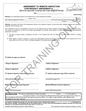 Fillable Online Inspection Addendum Fill Online Printable Fillable