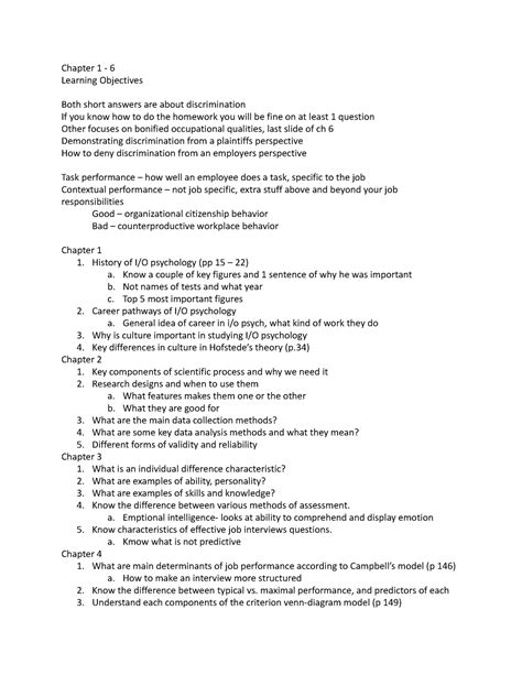 Exam Studyguide Docx Chapter Learning Objectives Both Short