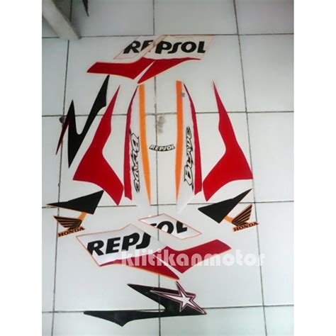 Jual Stiker Honda Blade Old Repsol 2009 2010 Untuk Lis Striping