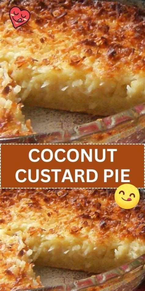 Coconut Custard Pie Artofit