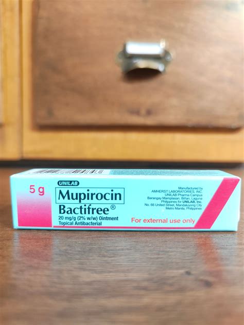 Mupirocin Bactifree 20mg G 2 W W 5g Ointment Meds For All