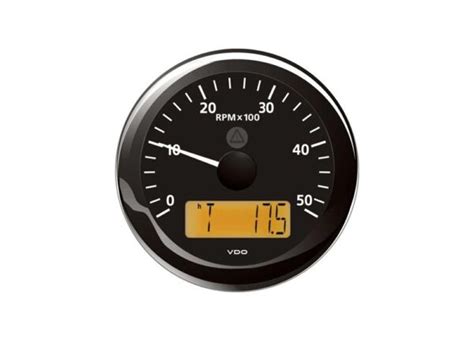 Veratron VDO A2C59512392 ViewLine Tachometer 5 000 RPM Black 85mm