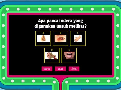 Soal Ipas Kelas Panca Indera Gameshow Quiz