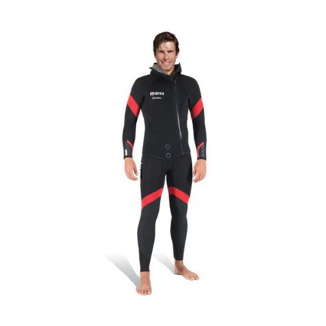 Mares Dual 5mm Wetsuit Men Bubbles Club For Divers