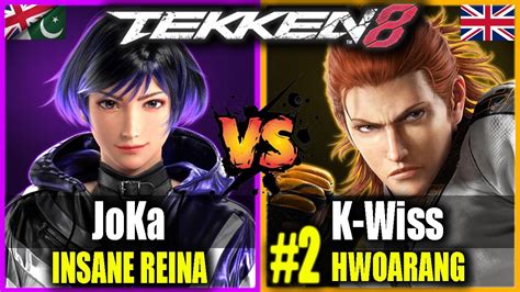 Tekken 8 JoKa REINA Vs K Wiss 2 HWOARANG PRO Tekken 8 Replay