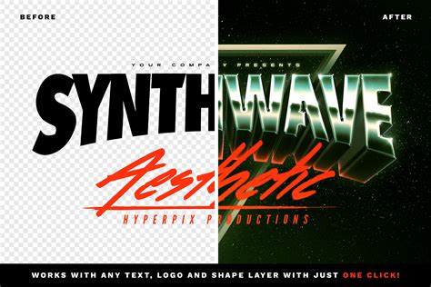 80s Chrome Text Effect And Logo Style Vol6 Hyperpix