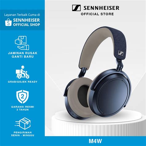 Jual Sennheiser Momentum 4 Denim Wireless Headphones Shopee Indonesia