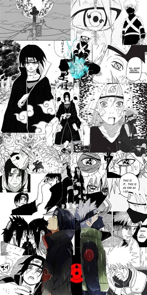 Kakashi Hatake Manga Collage Anime Manga Illustration Manga Art