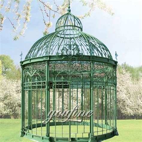 Buying Outdoor Steel Metal Small Round Gazebo For Backyard Decor Gazebo Backyard Outdoor Design