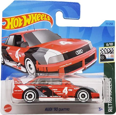 Игрушечная машинка Hot Wheels Audi quattro Red базовая коллекция г купить с