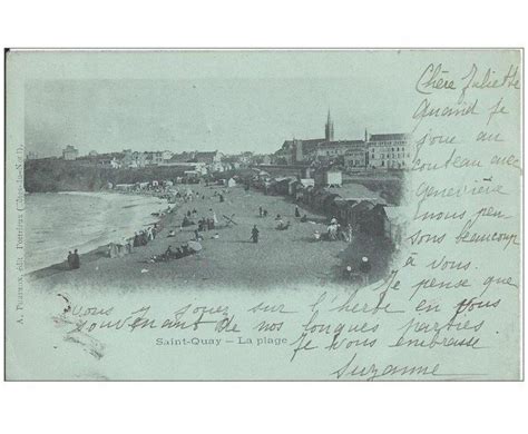 Carte Postale Ancienne Saint Quay Portrieux La Plage Cartes