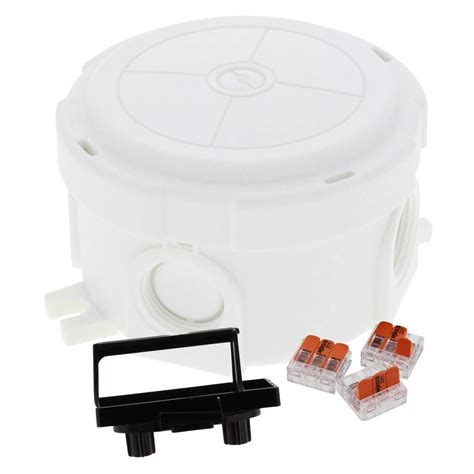 Combi 304 Round Junction Box With Wago Terminal 82mm X 57mm