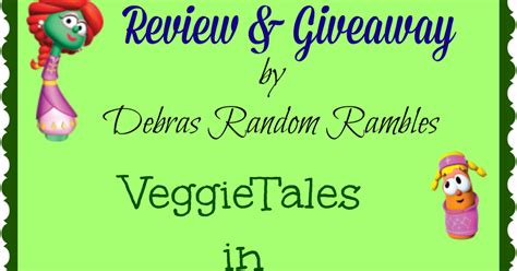 Debras Random Rambles: VeggieTales Celery Night Fever Giveaway!