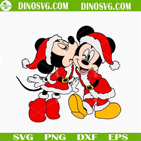 Mickey And Minnie Mouse Couples Christmas Svg Mouse Christmas Svg