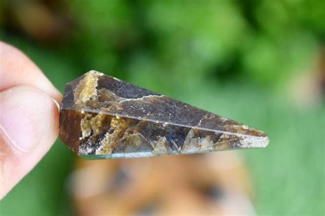 Labradorite Faceted Cone Pendulum Healing Dowsing Crystal Etsy