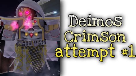 Yba Deimos Crimson Attempt 1 Youtube