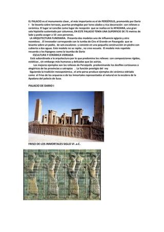 TEMA 0 7 LAS PRIMERAS MANIFESTACIONES ARTÍSTICAS MESOPOTAMIA PERSIA PDF