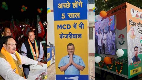 Delhi Mcd Election Exit Poll Results Highlights Aap Likely To Win Big