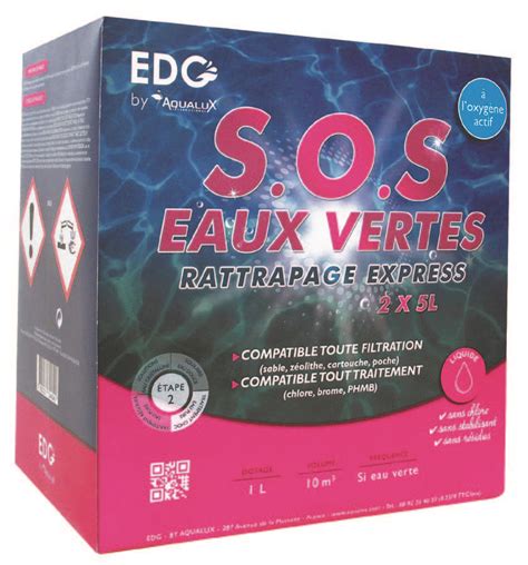 Kit Sos Eaux Vertes Liquide Edg By Aqualux Edg By Aqualux