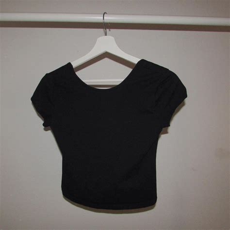 Edikted Womens Black And White Crop Top Depop