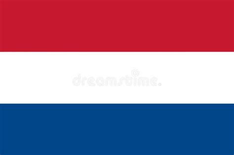 The Official Flag of the Kingdom of the Netherlands Stock Illustration ...