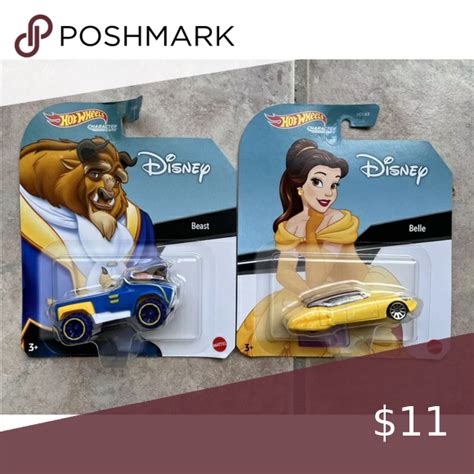 NEW HOT WHEELS DISNEY CHARACTER CARS BELLE BEAST Belle And Beast