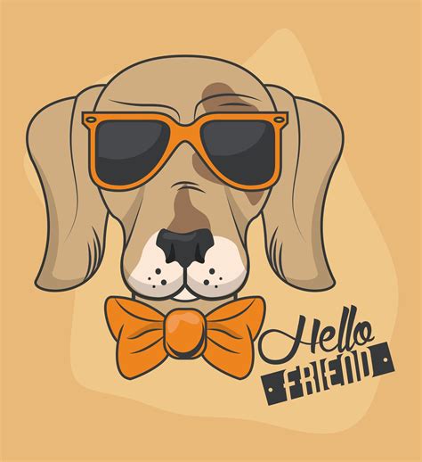 funny dog with sunglasses cool style 2471593 Vector Art at Vecteezy