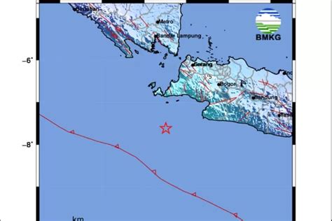 Gempa Tektonik M5 7 Di Samudera Hindia Selatan Banten Kerasa Di