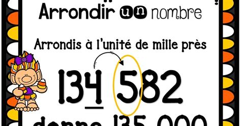 La classe de Mme Émond petitcrayola Arrondir un nombre